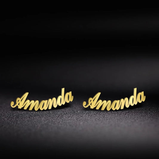 Handmade Name Earrings – Stylish Personalized Jewelry