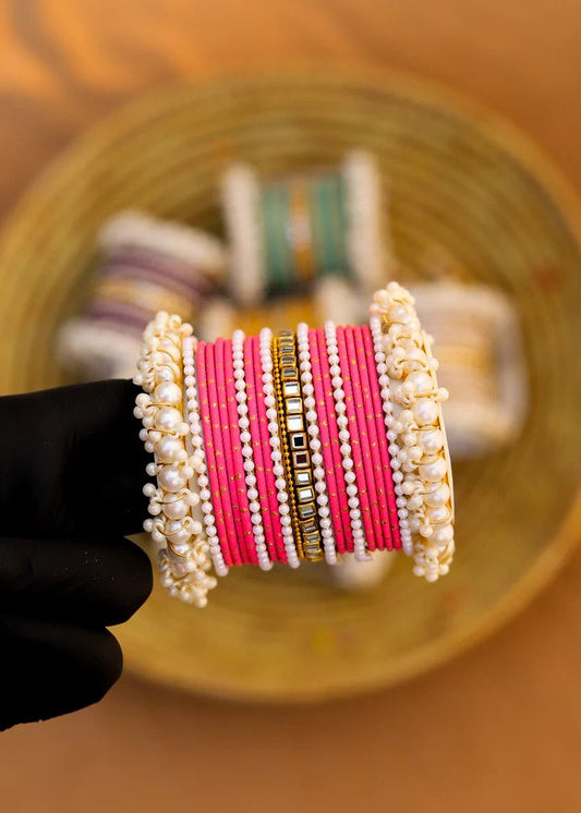 Metal Dot Bangles