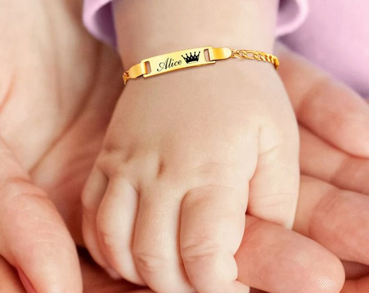 Custom Baby Name Bracelets β Personalized Gifts for Boys & Girls