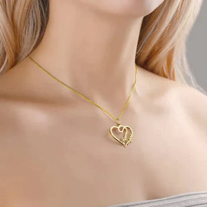 Customized Double Name Necklace