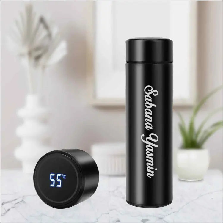 Smart Tem Display Insulated Thermos Bottle