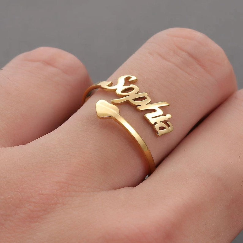 Customize Name Ring