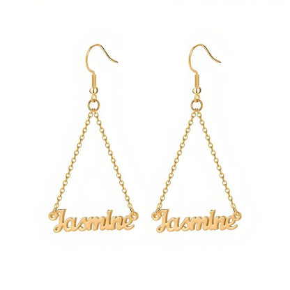 Hanging Name Earrings