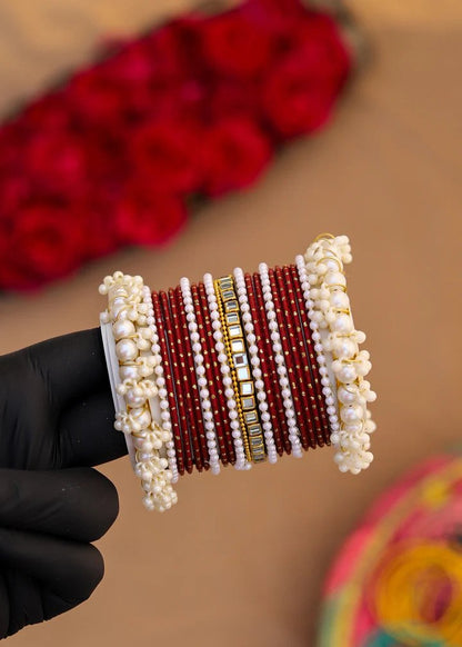 Metal Dot Bangles