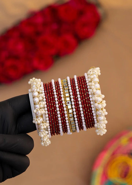 Metal Dot Bangles