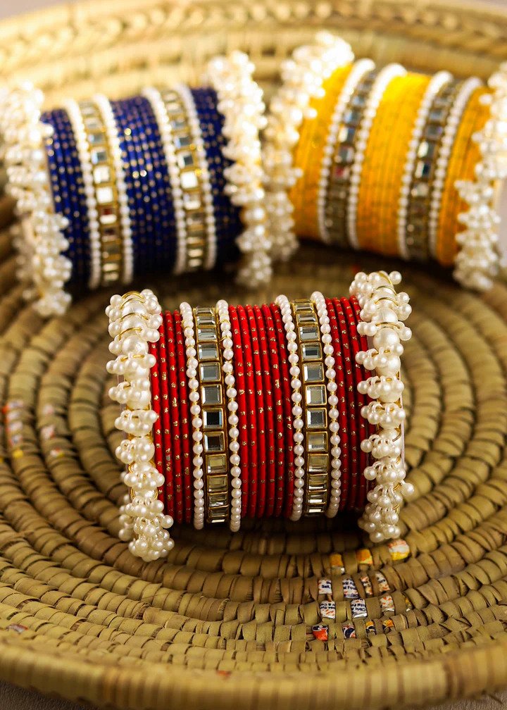 Metal Dot Bangles