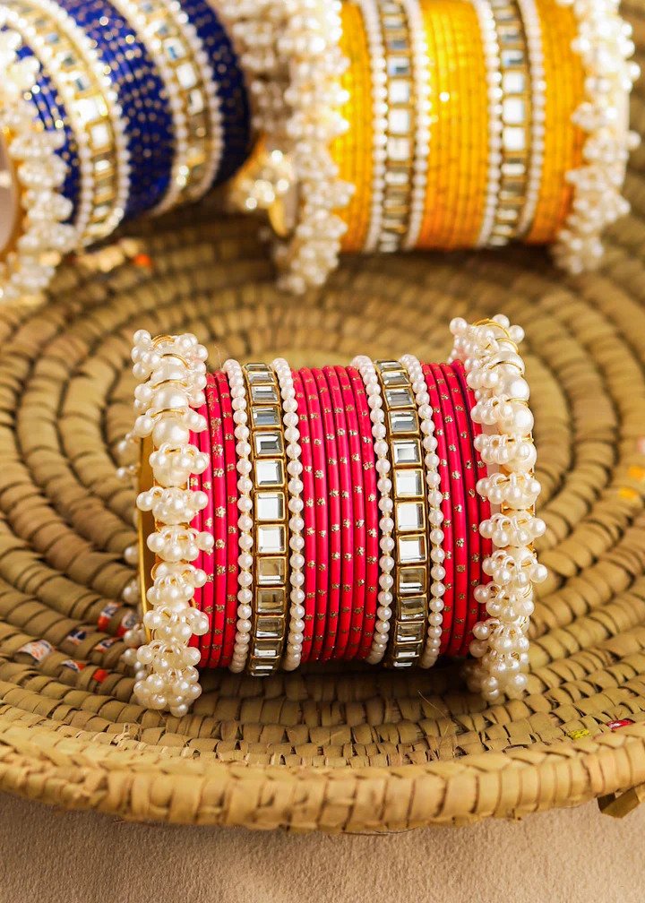 Metal Dot Bangles