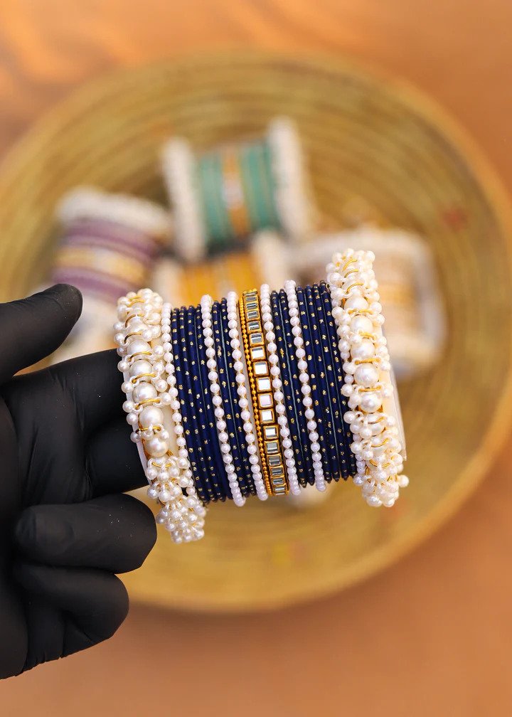 Metal Dot Bangles