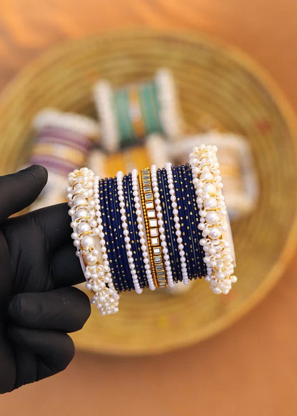 Metal Dot Bangles