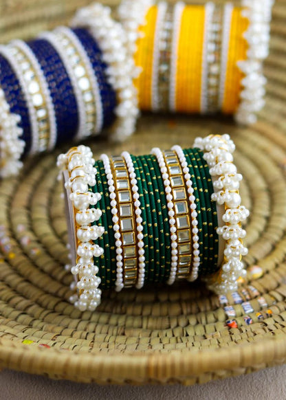Metal Dot Bangles