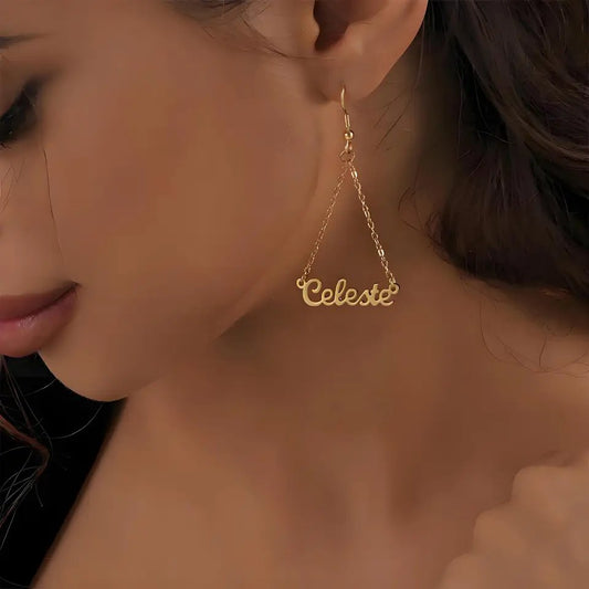 Hanging Name Earrings