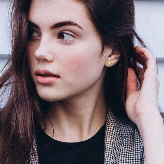 Handmade Name Earrings – Stylish Personalized Jewelry