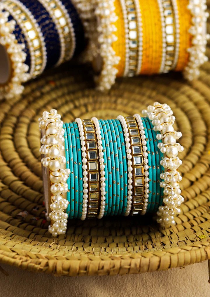 Metal Dot Bangles
