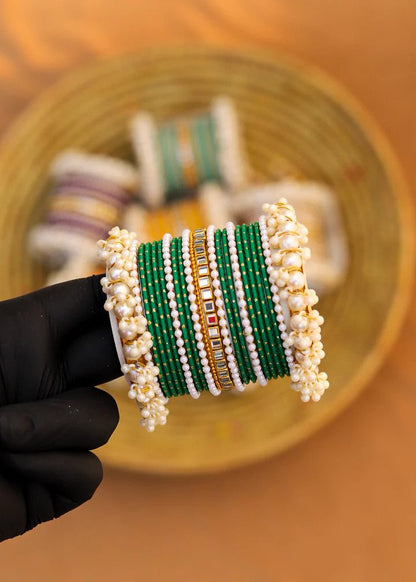 Metal Dot Bangles