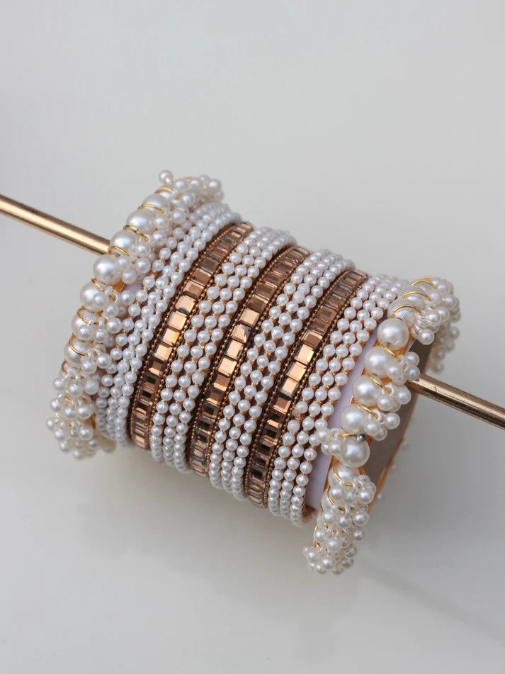Pearl Luxe Bangle Set