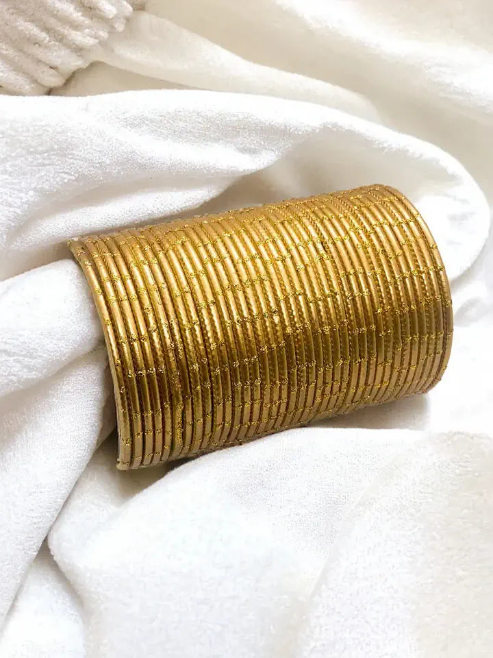 Metal Dot Bangles(Per Dozen)