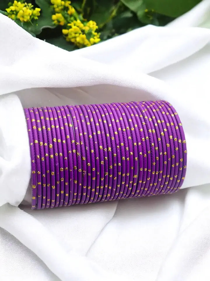 Metal Dot Bangles(Per Dozen)