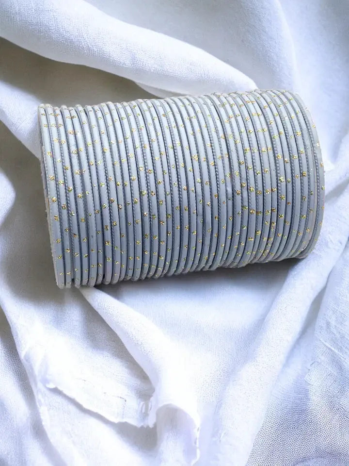 Metal Dot Bangles(Per Dozen)