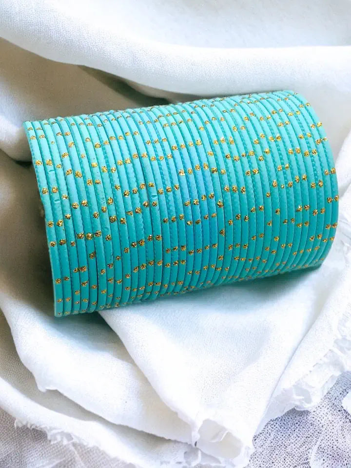 Metal Dot Bangles(Per Dozen)