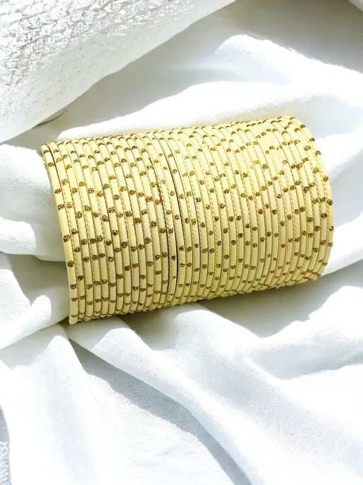 Metal Dot Bangles(Per Dozen)