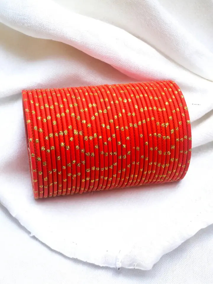 Metal Dot Bangles(Per Dozen)