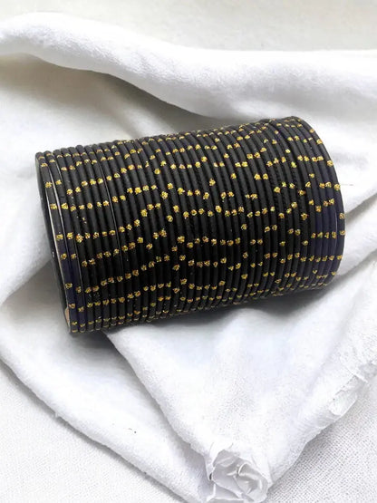 Metal Dot Bangles(Per Dozen)