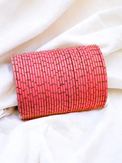 Metal Dot Bangles(Per Dozen)