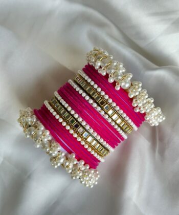 Bridal Pearl Bangle Set - Ring Reza
