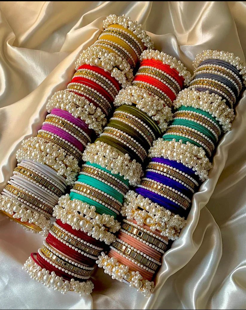 Bridal Pearl Bangle Set - Ring Reza