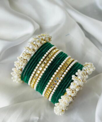 Bridal Pearl Bangle Set - Ring Reza