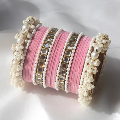 Bridal Pearl Bangle Set - Ring Reza