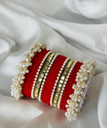 Bridal Pearl Bangle Set - Ring Reza