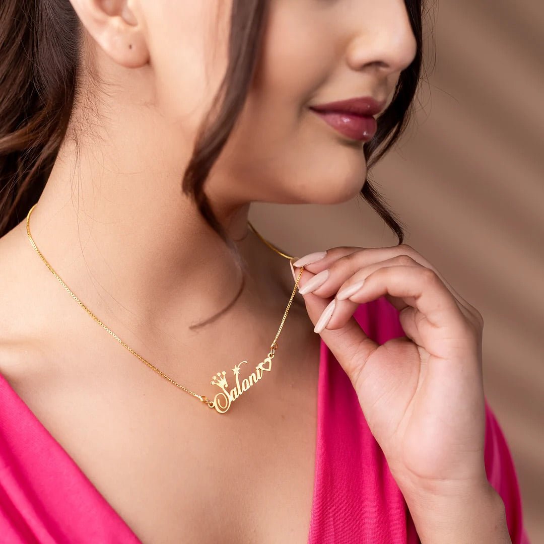 Crown Name Neckless - Ring Reza