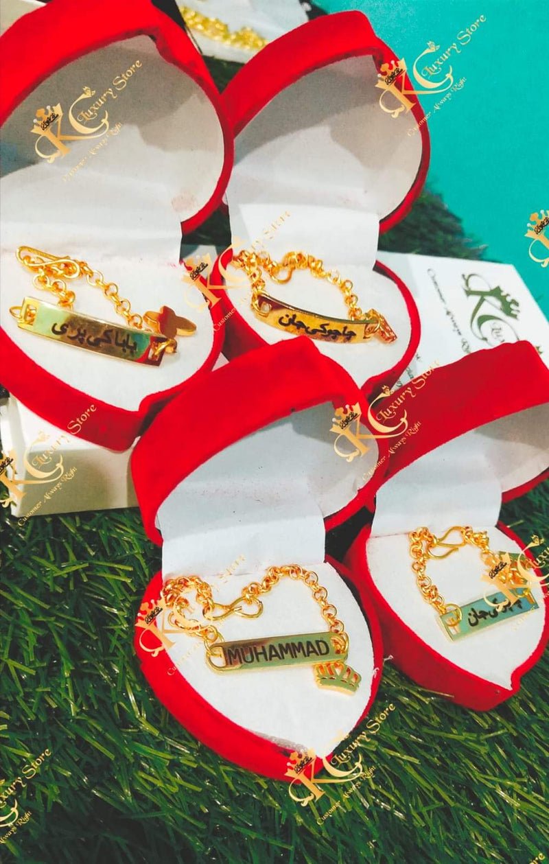 Custom Baby Name Bracelets – Personalized Gifts for Boys & Girls - Ring Reza