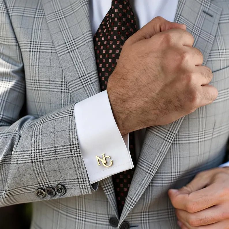Customize Letter Cufflinks - Ring Reza