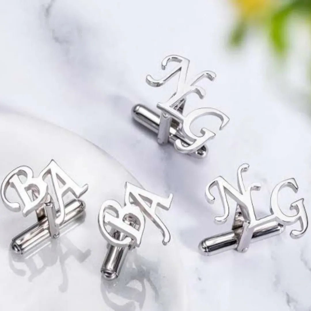 Customize Letter Cufflinks - Ring Reza