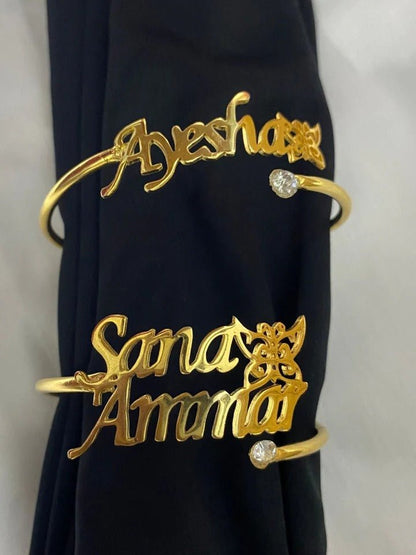 Customize Name Bangle for Girls - Ring Reza