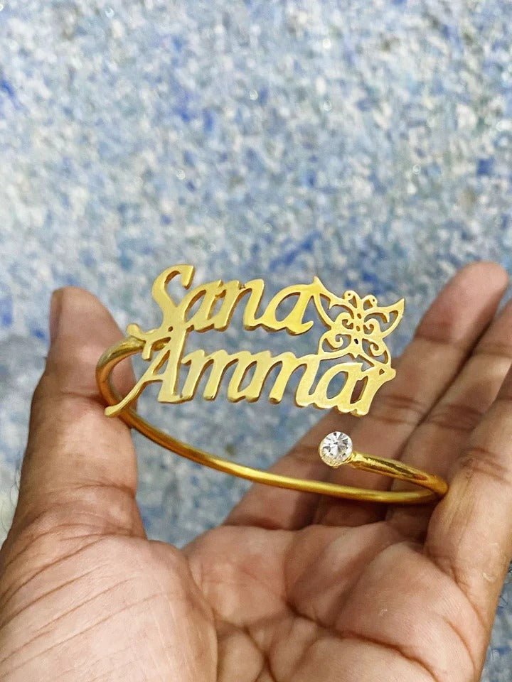 Customize Name Bangle for Girls - Ring Reza
