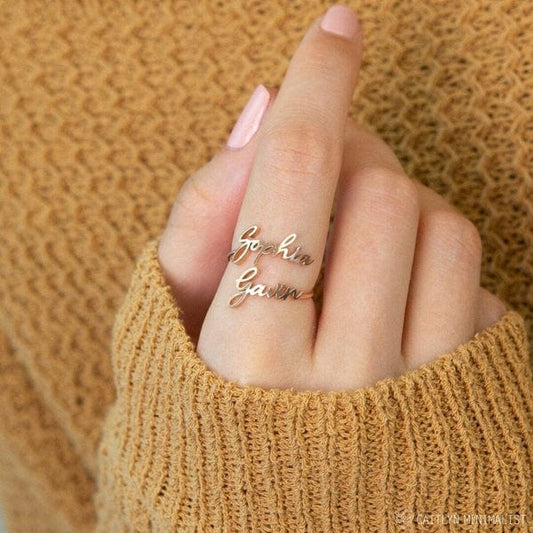 CUSTOMIZE NAME JEWLARY - Ring Reza