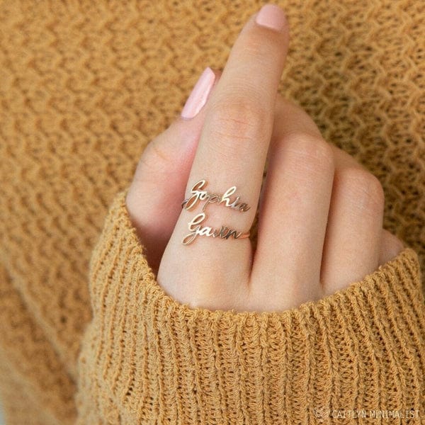 Customize Name Ring - Ring Reza