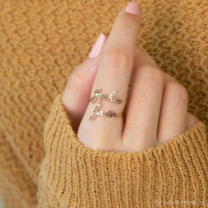 Customize Name Ring - Ring Reza