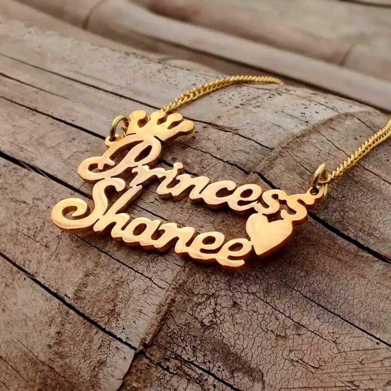 Customized Double Name Heart Necklace - Ring Reza