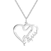 Customized Double Name Necklace - Ring Reza