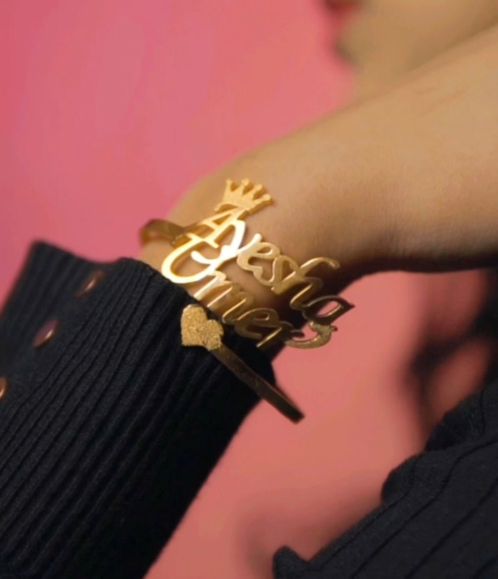 Customized Name Bangle - Ring Reza