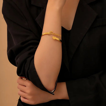 Customized Name Bangle - Ring Reza