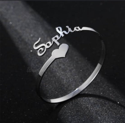 Customized Name Bangle - Ring Reza