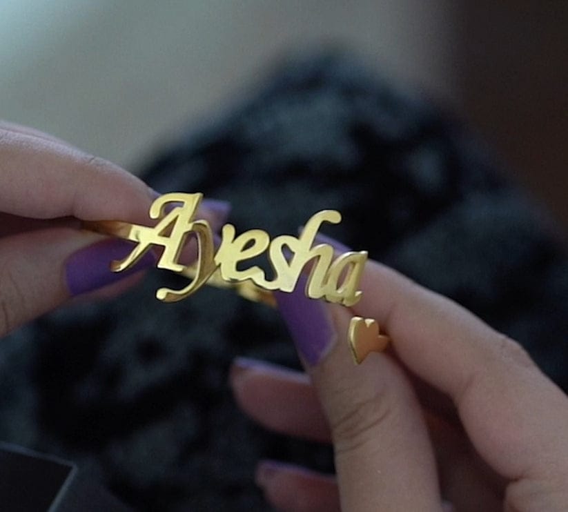 Customized Name Bangle - Ring Reza
