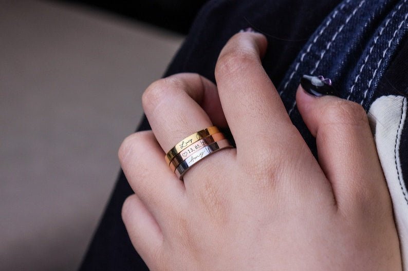 Customized Name Ring - Ring Reza