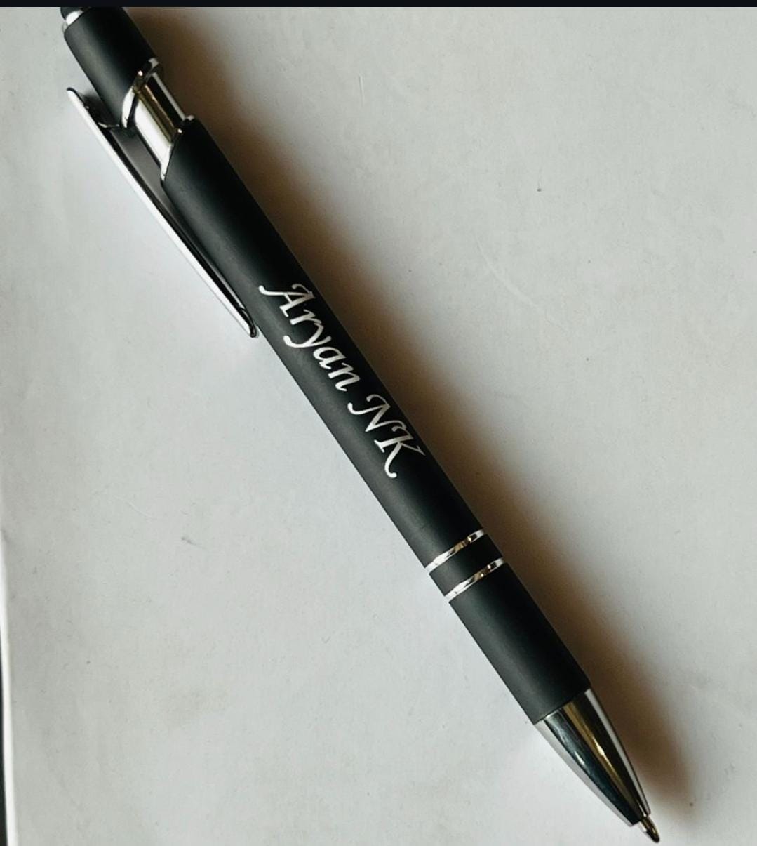 Customized your name engraving pen and keychain with best gift box packing - Ring Reza