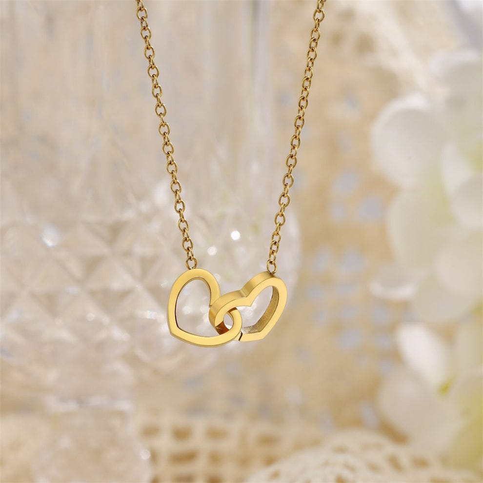 Double Heart Necklace - Ring Reza